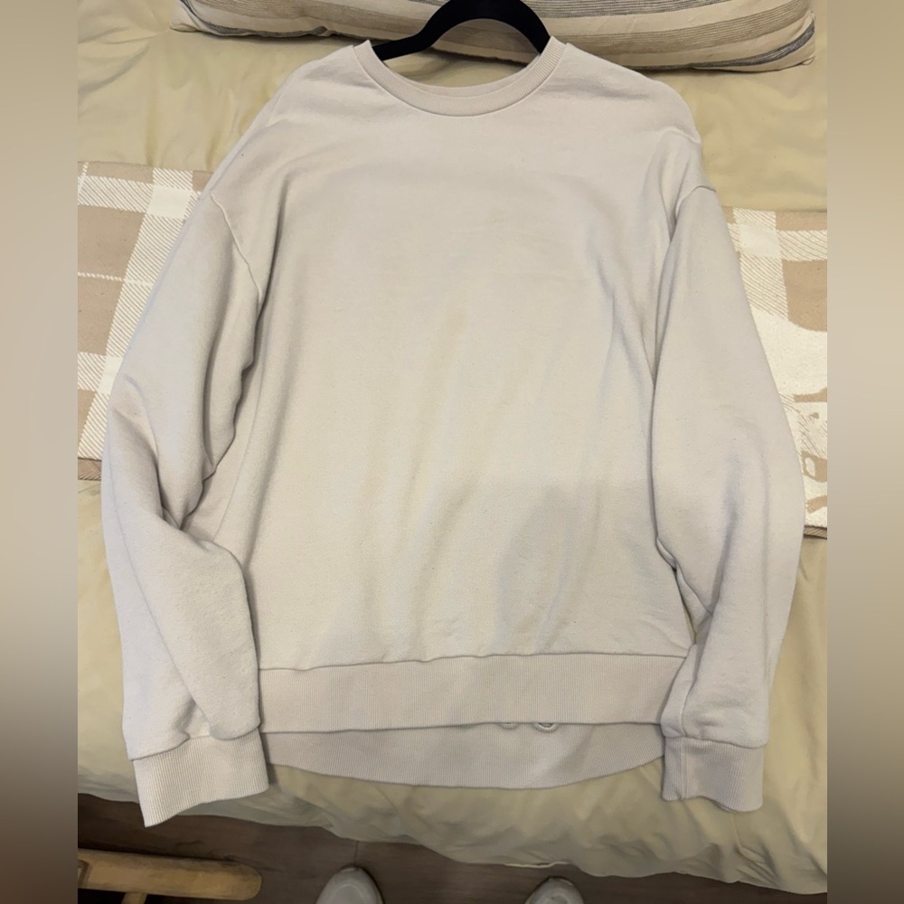 Alo Men's Cream Sweater